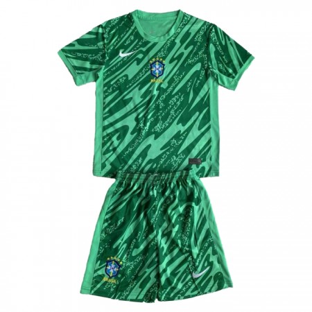 Dječji Nogometni Dres Brazil Golmanski 2024 Zelena Dječji Nogometni Dres Brazil Golmanski 2024 Zelena